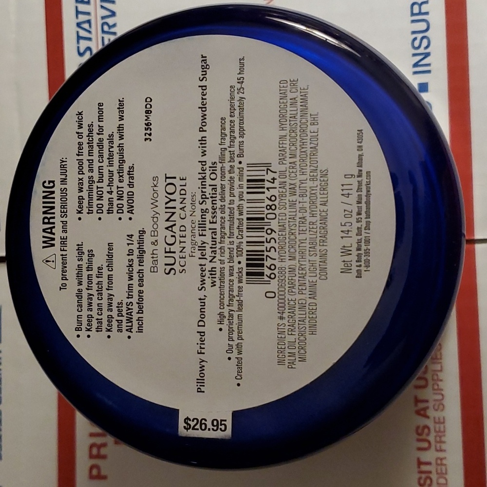 2 X Bath & Body Works Happy Hanukkah 3-Wick Candle BBW - Picture 3 of 7